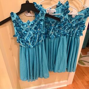 3-TRIO-Lyrical Glamour Costumes ALL small adult NWT!!